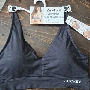 NWT Black Jockey Bralette.